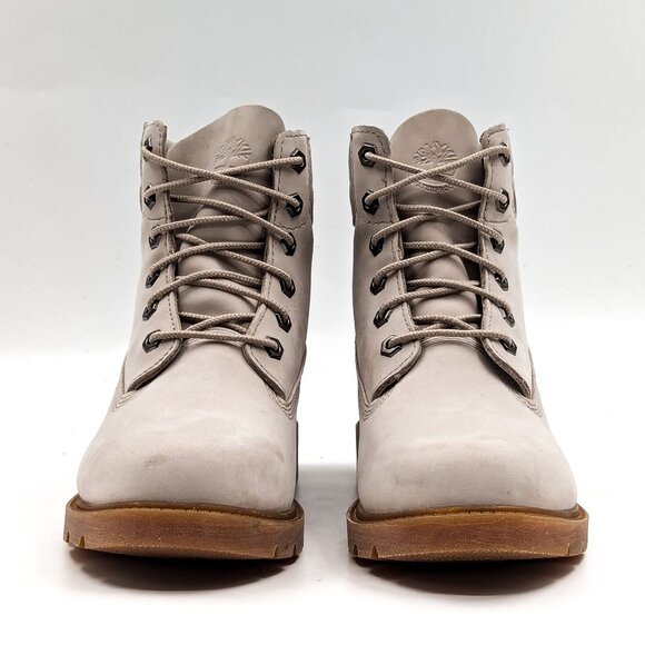 Timberland Women Linden Woods Lace-up 6 in Light Taupe Combat boots size 8 - Picture 2 of 11